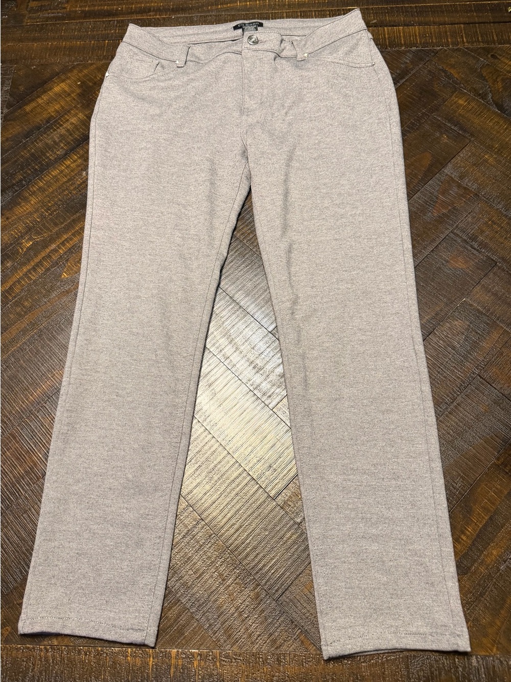 Ci Sono Girls' Taupe Stretch Joggers